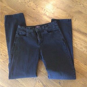 NYDJ dark indigo women’s beaded jeans